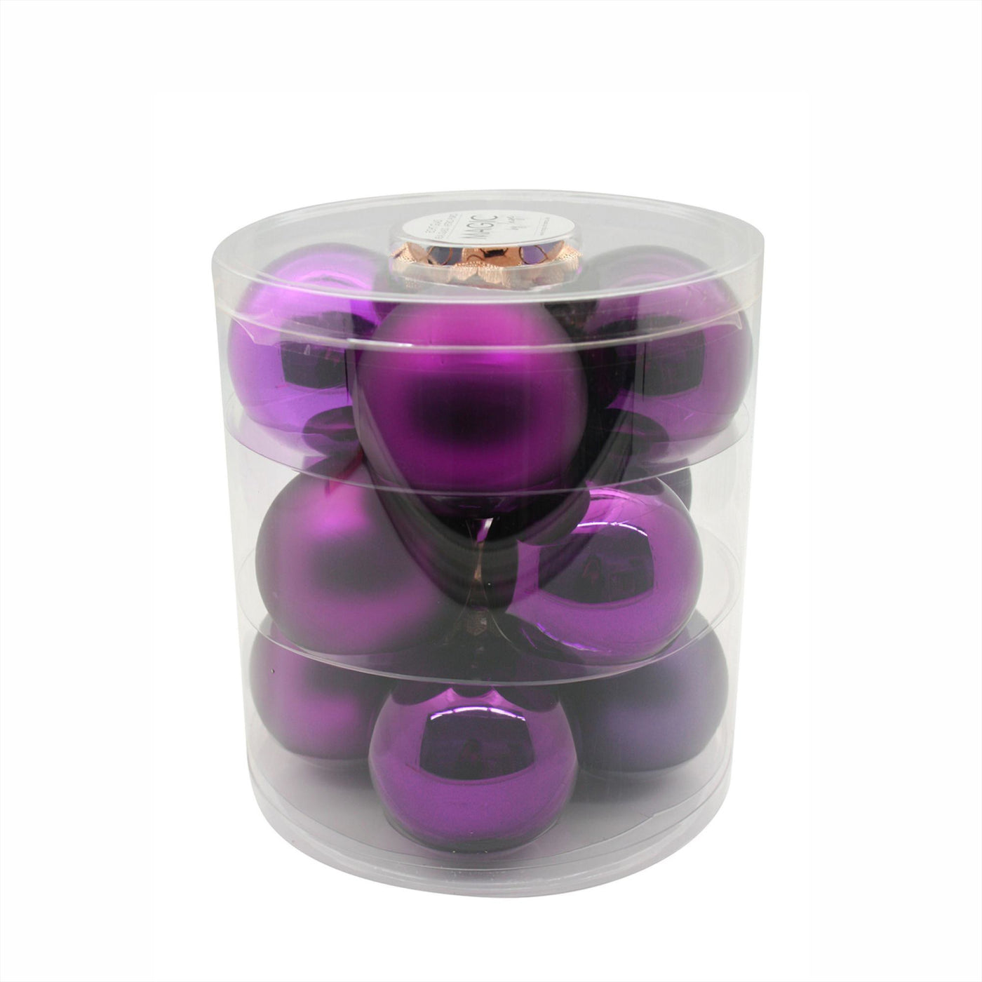 Weihnachtskugel aus Glas - Purple Deluxe