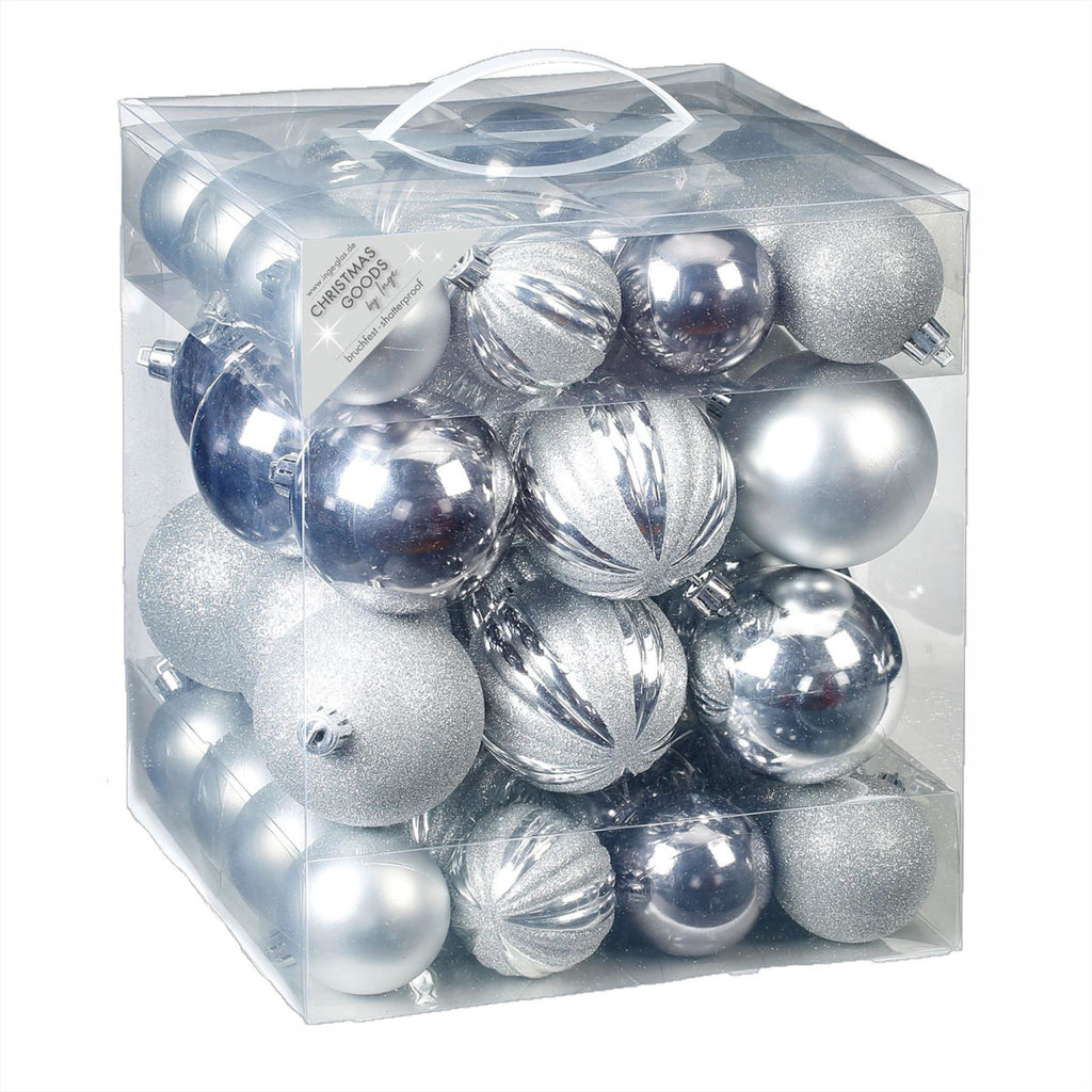 20 Stück Transparente Weihnachtskugeln 10cm - DIY Christbaumkugeln Zum Befüllen